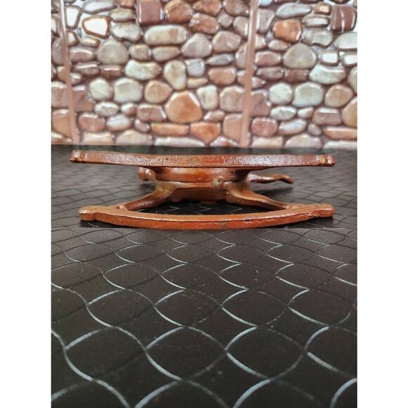 Collectible Vintage Cast Iron Rocking Horse Doorstop - Picture 8 of 10